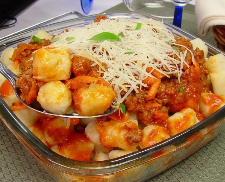 Nhoque de batata caseiro