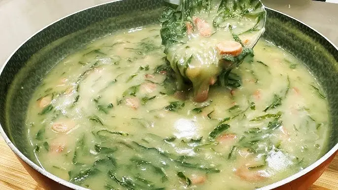 caldo verde cremoso