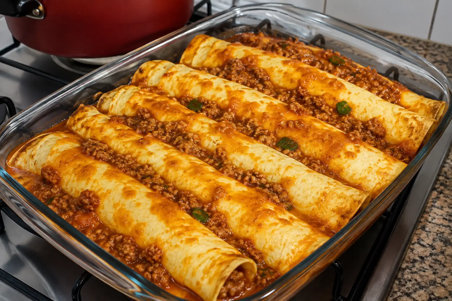 panqueca de carne moída