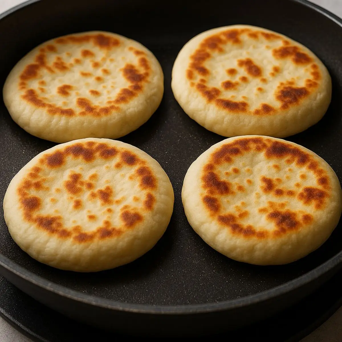 pão de frigideira sem glúten